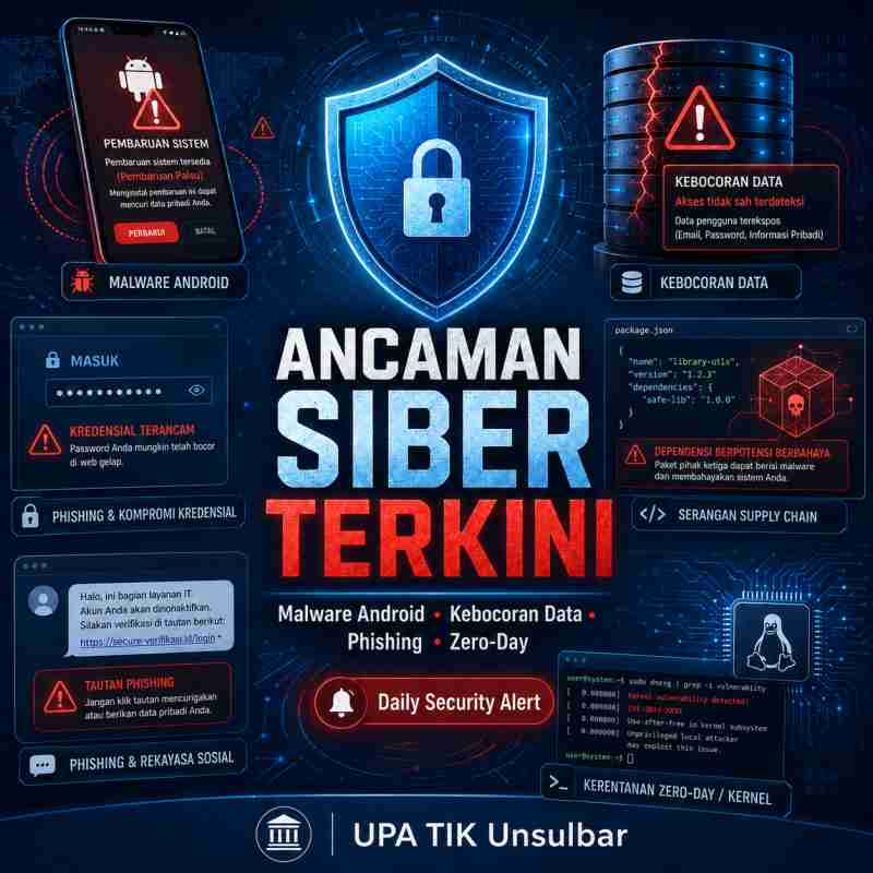 Waspada Ancaman Siber Terkini: Malware Android, Phishing WhatsApp, dan Celah Sistem Open Source